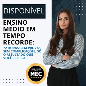 Imagem do curso O certificado do Ensino Médio completo (EJA) pode ser obtido por meio do EJA ou do Exame Nacional para Certificação de Competências de Jovens e Adultos (Encceja)
