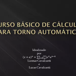 Imagem principal do produto Curso Básico de cálculo para torno automático