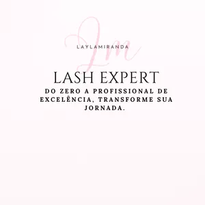 Imagem de capa para o Curso online Lash Expert - by Layla Miranda