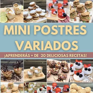 Imagen de portada para Curso online CURSO DE MINI POSTRES VARIADOS