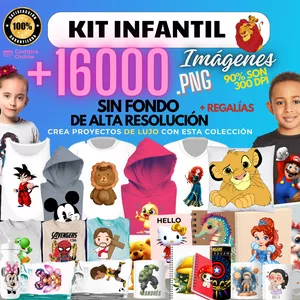 Imagen de portada para Ebook KIT INFANTIL +16.000 IMÁGENES .PNG