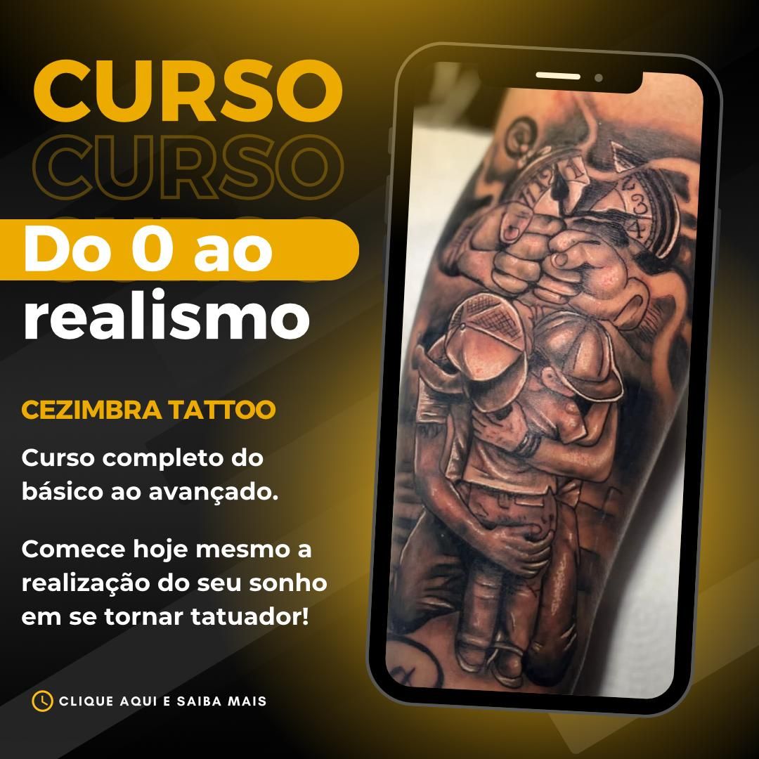 Imagem de Aprenda a tatuar do zero ao realismo  criado por Rodrigo na hotmart