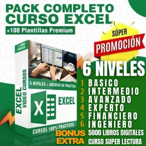 Imagem principal do produto  🔰Megapack Excel + Bonos🔰Recargado !! El más completo.👊