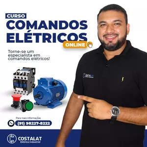 Imagem de capa para o Curso online CURSO DE COMANDOS ELÉTRICOS 