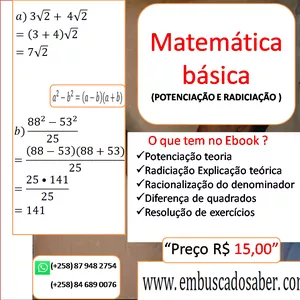 Imagem do curso Guia de Matemática Básica (POTENCIAÇÃO E RADICIAÇÃO)