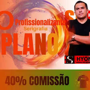 Imagem de capa para o Curso online O PLANO | Curso  Profissionalizante de Serigrafia