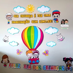 Imagem de capa para o Ebook Painel Dia das Crianças (Balão)