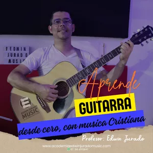 Imagen de portada para Curso online Guitarra Desde Cero Con Música Cristiana