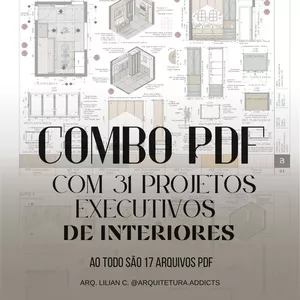 Imagem de capa para o Ebook 31 PROJETOS EXECUTIVOS - COMBO SÓ PDF 