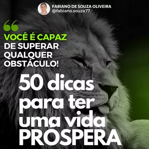 Imagem de 50 dicas para uma vida de Prosperidade criado por A Dona do Espaço na hotmart