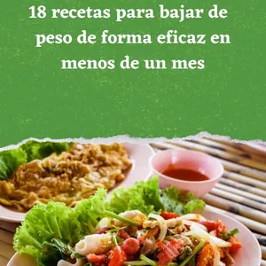 Imagen de portada para Ebook 18 RECETAS PARA BAJAR DE PESO DE FORMA EFICAZ EN MENOS DE UN MES
