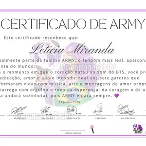 Imagem de capa para o Ebook Certificado de Army