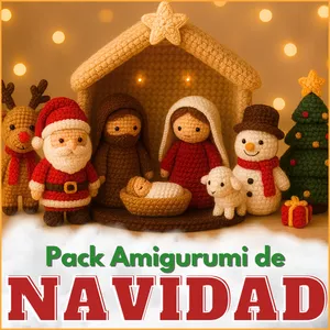 Imagen de portada para Ebook AMIGURUMIS DE NAVIDAD