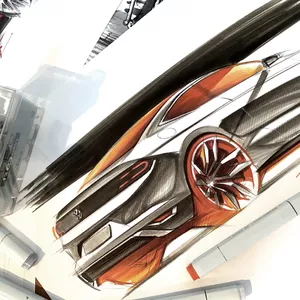 Imagem de capa para o Curso online Aprenda a Desenhar Carros com Adonis Alcici - Curso Completo!