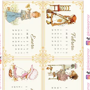 Imagen de portada para Ebook Calendario Sara Key imprimible en PDF