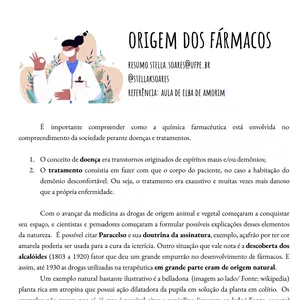 Imagem de capa para o Ebook Origem dos Fármacos