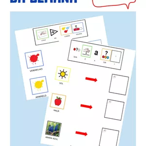 Imagem de capa para o Ebook Atividade Cores Primárias