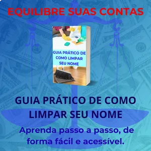 Imagem de capa para o Ebook Guia prático de como limpar seu nome