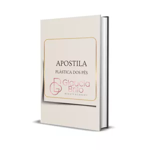 Imagem de capa para o Curso online **Apostila Completa de Plástica dos Pés – Editável no Canva**