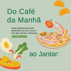 Imagem de capa para o Ebook Rotina Alimentar Prática e Flexível 