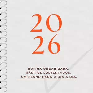 Imagem de capa para o Ebook HÁBITOS 365 - Um plano para organizar e sustentar hábitos ao longo de 2026