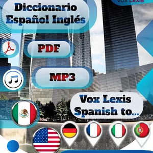 Imagen de portada para Curso online DICCIONARIO ESPAÑOL INGLÉS PDF MP3 VOX LEXIS