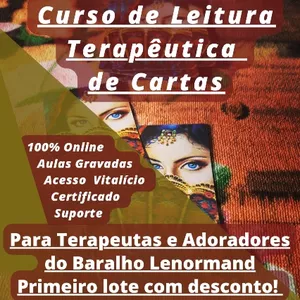 Imagem do curso Leitura Terapêutica de Cartas