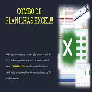 Imagem de capa para o Curso online COMBO DE PLANILHAS EXCEL