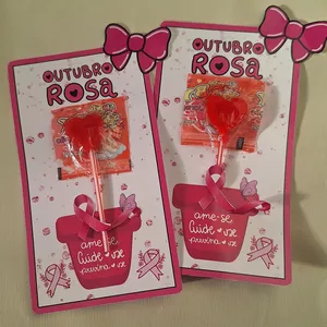 Imagem de capa para o Ebook 💗🌸 Cartão Lembrancinha – Outubro Rosa 🌸💗