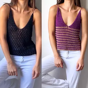 Imagem de capa para o Curso online Regata 3 em 1 de crochê