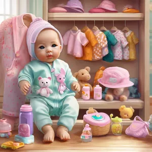 Imagem de capa para o Ebook Como obter e criar um bebê reborn. 