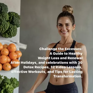 Cover image for Online course Challenge the Excesses: A Guide to Healthy Weight Loss and Renewal After Holidays, Breaks, and Celebrations with 30 Powerful Detox Recipes, Effective Workouts, and Tips for Lasting Transformation.  