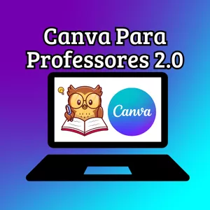 Imagem de capa para o Curso online Canva Para Professores 2.0