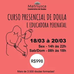 Imagem principal do produto CURSO DE DOULA E EDUCADORA PERINATAL PRESENCIAL