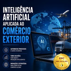 Imagem de INTELIGÊNCIA ARTIFICIAL APLICADA AO COMÉRCIO EXTERIOR (Pontuação no PEPC) - GRAVADO - 07/08/2026 criado por ITC Cursos e Treinamentos na hotmart