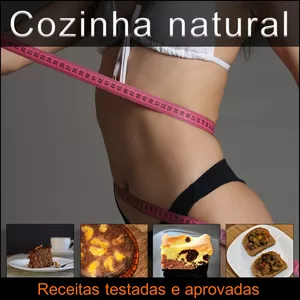 Imagem de capa para o Ebook Cozinha Natural - Guia de Receitas Saudáveis