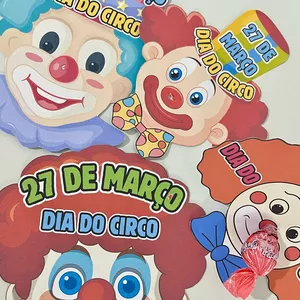Imagem de capa para o Ebook Lembrancinha Rosto de Palhaço 🤡 