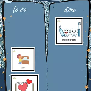 Imagem de capa para o Ebook Rotina Noturna (Quadro de atividades) 