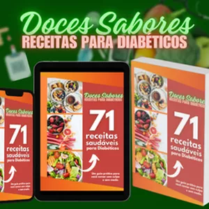 Imagem de capa para o Ebook DOCES SABORES: Receitas para Diabéticos