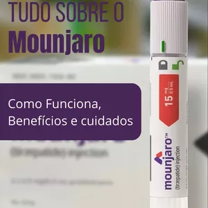 Imagem de capa para o Ebook Tudo sobre o MOUNJARO: como funciona, benefícios e cuidados.