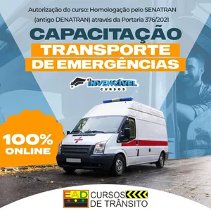 Imagem do curso Curso de Capacitação para Condutores de Veículos de Emergências - CETVE
