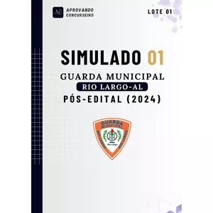 Imagem do curso 07 Simulados GM Rio Largo - AL (Pós edital 2024)