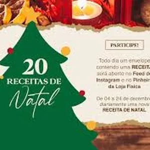 Imagem de capa para o Ebook 20 receitas natalícias 