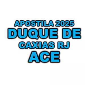 Imagem de capa para o Ebook Apostila Duque de Caxias RJ 2025 - Agente de Combate às Endemias