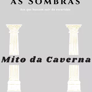 Imagem de capa para o Ebook Desvendando as Sombras: Um Resumo Completo do "Mito da Caverna" de Platão