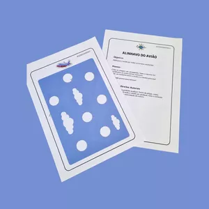 Imagem de capa para o Ebook Atividade de Alinhavo Avião