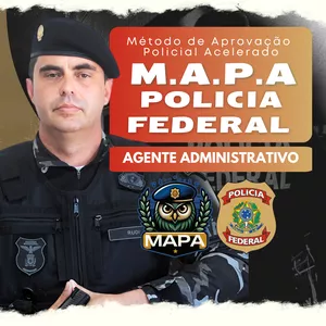 Imagem do curso MAPA PF ADMINISTRATIVO: Método de Aprovação Policial Acelerado na Polícia Federal (Agente Administrativo)