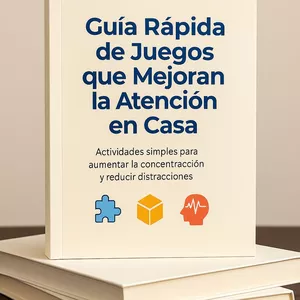 Imagen de portada para Ebook Guía Rápida de juegos que Mejoran la Atención en Casa
