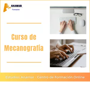 Imagen de portada para Curso online Curso de Mecanografía