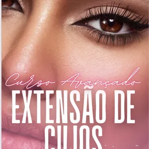 Imagem de capa para o Ebook Curso de Extensão de Cílios | Do básico ao avançado 